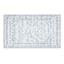 Charlotte Ivory & Blue Tahari Diamond Accent Rug, 24x44