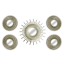 5-Piece Champagne Starburst Mirror Set