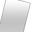 Black Aluminum Rectangle Easel Floor Mirror, 20x60