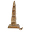 Brown Christmas Tree Stocking Holder, 7.1"