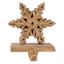 Natural Snowflake Stocking Holder, 6"