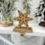 Natural Snowflake Stocking Holder, 6"
