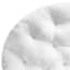 Plush Papasan Cushion, White