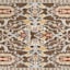 Arrington Taupe & Spice Medallion Washable Runner, 2x5