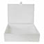 Honeybloom Cotton Slub Fabric Box, 8x6.2