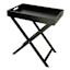 Laura Folding Tray Table - Black
