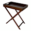 Laura Folding Tray Table - Walnut Finish