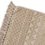 Found & Fable Tan Woven Fringe Bath Rug, 20x32