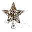 Pre-Lit Twine Tree Topper, 12"