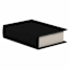 Black Linen Book Box, 9"