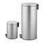 30l Stainless Steel Trash Can with Bonus 5l Trash Bin