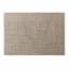 Set of 6 Longport Almond Woven Vinyl Placemats, 18x13