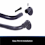 Sunzero 5/8" Black Wrap Curtain Rod, 28-48"