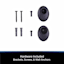 Sunzero 5/8" Black Wrap Curtain Rod, 28-48"