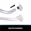 Sunzero 5/8" Silver Wrap Curtain Rod, 48-86"