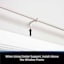 Sunzero 5/8" Silver Wrap Curtain Rod, 48-86"