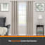 Bailey 5/8" Bronze Finish Oil Rubbed Fast Fit Decorative Curtain Rod, 36-66"