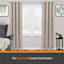 Milton 5/8" Pewter Fast Fit Curtain Rod, 66-120"