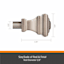 Milton 5/8" Pewter Fast Fit Curtain Rod, 66-120"