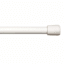 7/16" White Spring Curtain Rod, 18-28"