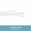 48-84 Rogers White Window Tension Rod 5/8