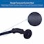 Sunzero Bronn 3/4" Black Decorative Curtain Rod, 36-66"