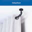 Sunzero Bronn 3/4" Black Decorative Curtain Rod, 66-120"