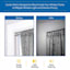 Sunzero 5/8" Silver Tension Curtain Rod, 28-60"