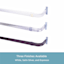 White Heavy Duty Curtain Rod, 28-48"
