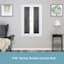 7/16" White Spring Curtain Rod, 28-48"