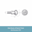 Ashby 7/16" Silver Satin Curtain Rod, 48-84"