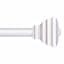 Jayden 3/4" Brushed Nickel Decorative Fast Fit Curtain Rod, 42-120"