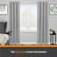 Jayden 3/4" Brushed Nickel Decorative Fast Fit Curtain Rod, 42-120"