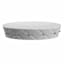 Providence White Quilted Stud Bath Soap Dish, 6"