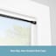 Rogers 5/8" Black Tension Curtain Rod, 48-84"