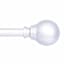 Dryden 5/8" Nickel Decorative Curtain Rod, 36-66"
