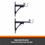 5/8" Black Fast Fit Window Bracket