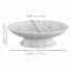 Providence Belle Grey & White Marbled Soap Dish