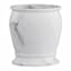 Belle Grey & White Marbled Toothbrush Holder, 4.5"