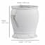 Belle Grey & White Marbled Toothbrush Holder, 4.5"