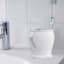Belle Grey & White Marbled Toothbrush Holder, 4.5"