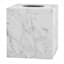 Providence Belle Grey & White Marbled Tissue Box, 6"