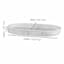 Providence Belle Grey & White Marbled Tray, 6x11