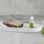 Providence Belle Grey & White Marbled Tray, 6x11