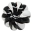 Spellbound Black & White Glass Pumpkin, 5"