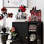 Spellbound Black & White Glass Pumpkin, 5"