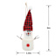 Homespun Holiday Red Buffalo Plaid Snowman Ornament, 4"