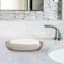 Honeybloom Smoked Glass Soap Dish, 5"