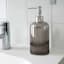 Honeybloom Smoked Glass Soap Dispenser, 8"