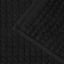 Crosby St. Black Terry Waffle Cotton Hand Towel, 16x28